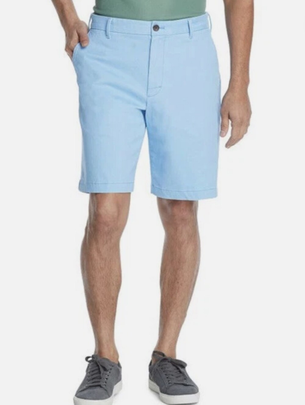 IZOD BLUE MENS FLAT FRONT SHORTS 30 WAIST, NWT